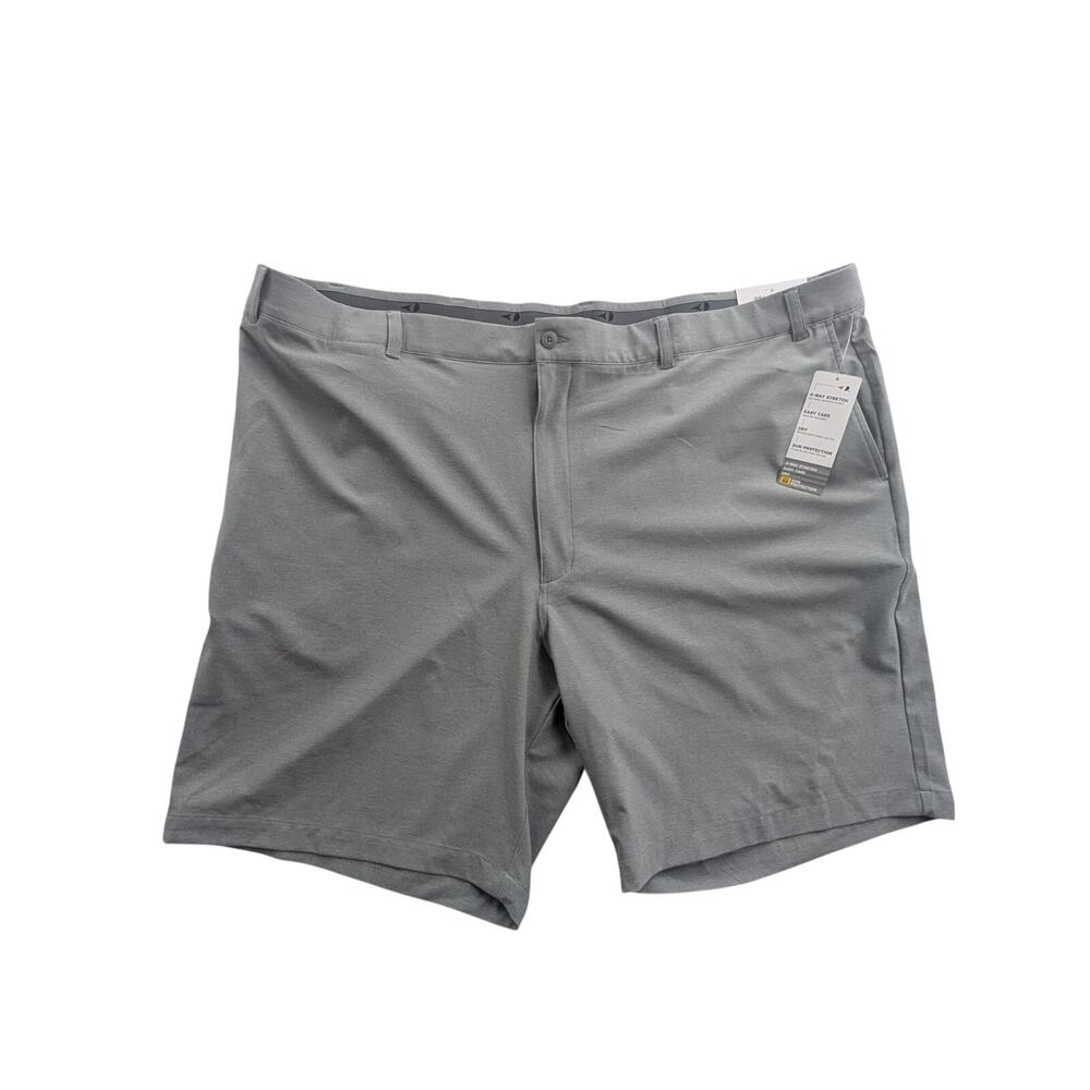 Grand Slam Men's Size 50 Golf Shorts 9" Inseam Light Gray Stretch Waist NWT